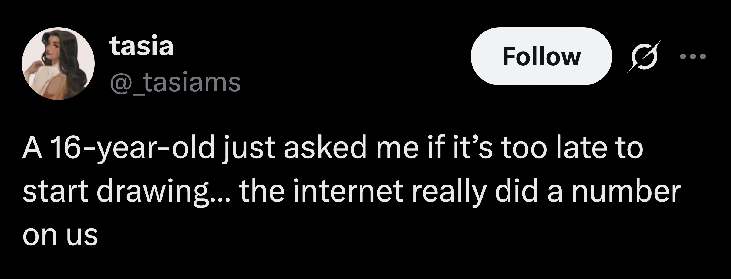 Yes, it is too late. 